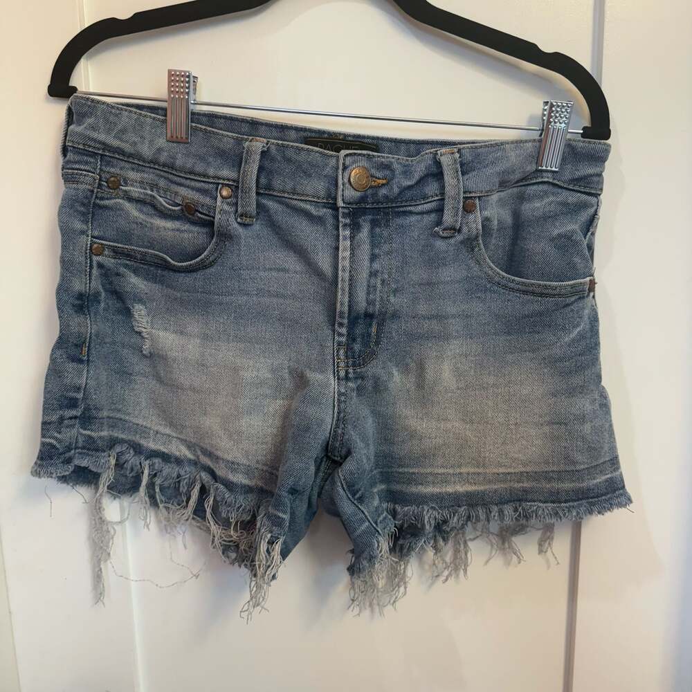 Rachel Roy Distressed Denim Cut Off Shorts Size 8/29